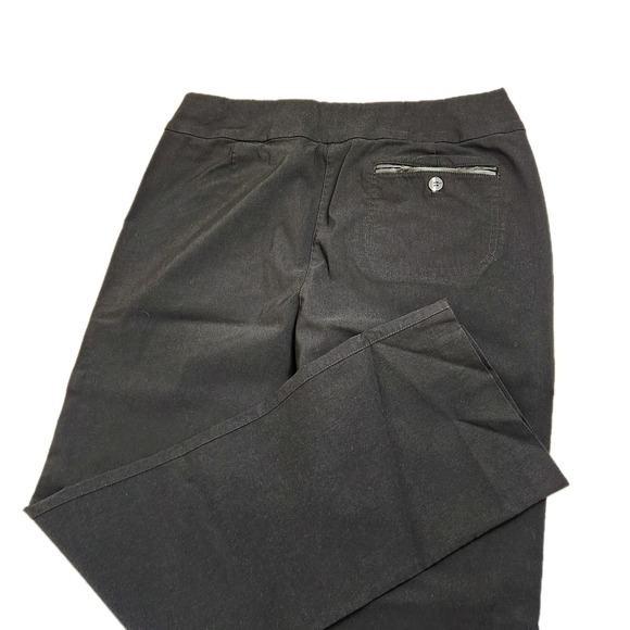 Jamie Sadock Womens Golf Pants Size 14 Black Stretch Tennis Golf Zip Pockets - Picture 3 of 16